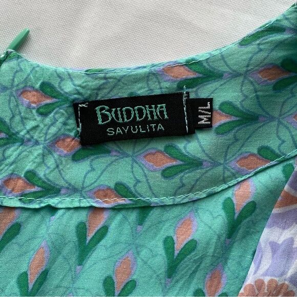 Buddha Sayulita Mint/ Purple Weekend Getaway Jumpsuit Size Medium - Picture 12 of 16